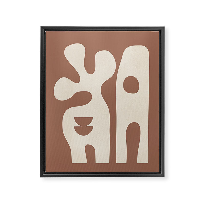 Mocha Movement 2 Framed Canvas Print Gallery Image 8