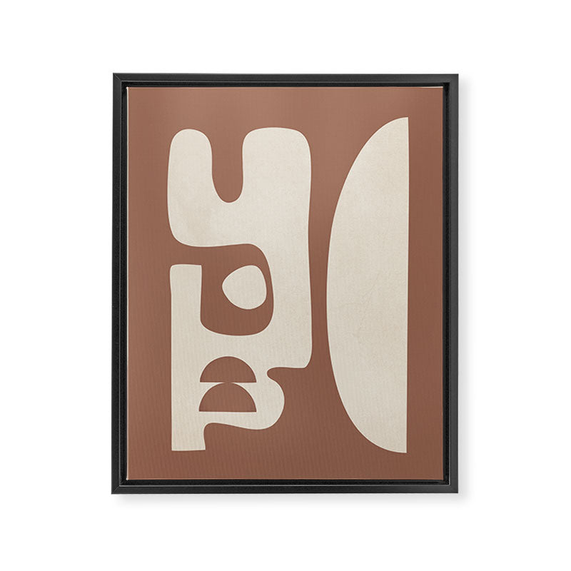 Mocha Movement 3 Framed Canvas Print Gallery Image 8
