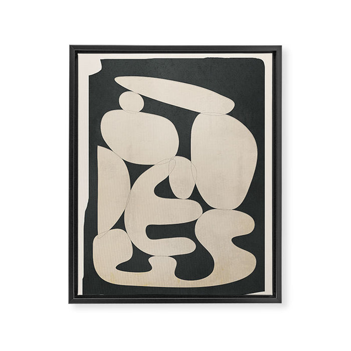 Modern Abstract Art 25 Framed Canvas Print Gallery Image 1
