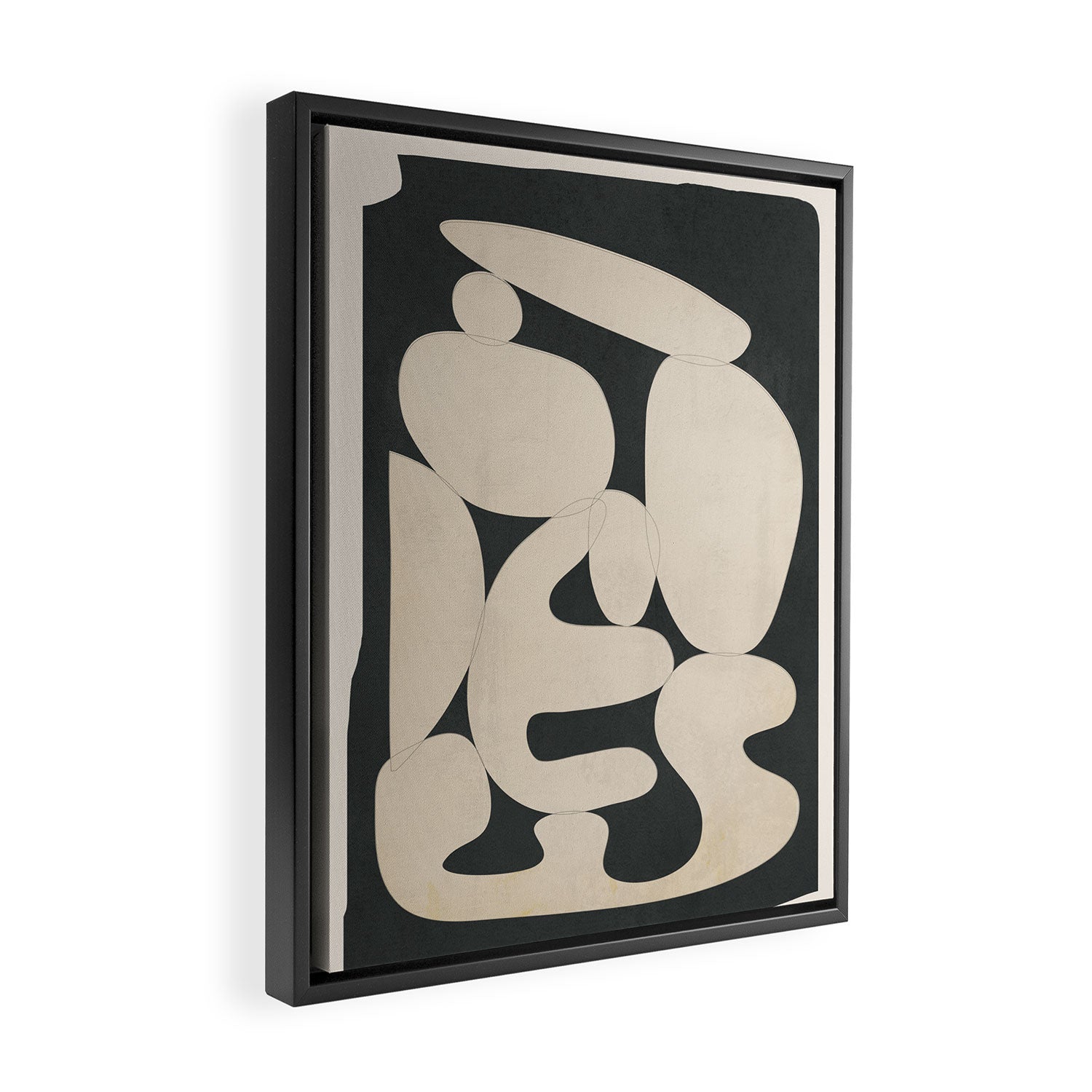Modern Abstract Art 25 Framed Canvas Print Gallery Image 2