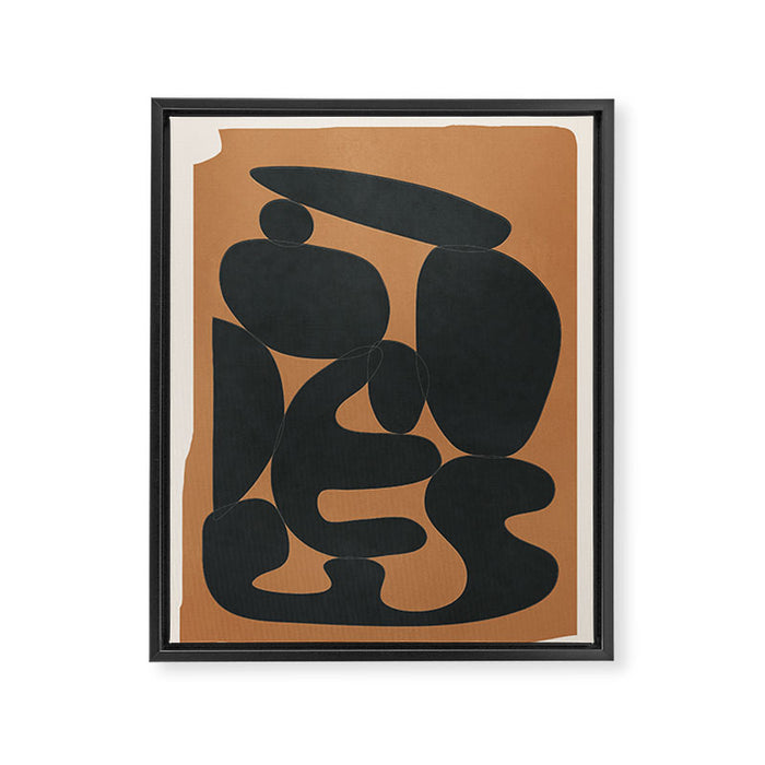 Modern Abstract Art 26 Framed Canvas Print Gallery Image 1