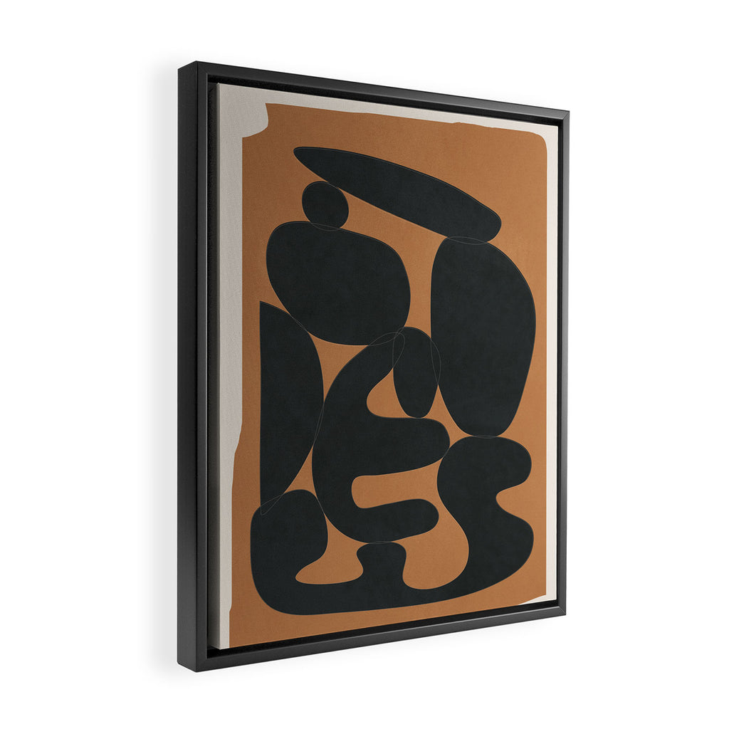 Modern Abstract Art 26 Framed Canvas Print Gallery Image 2