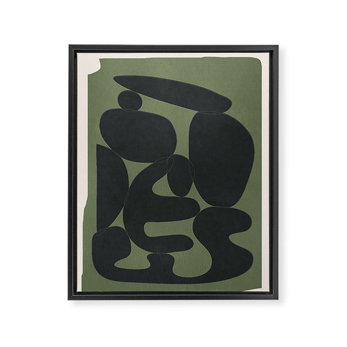 Modern Abstract Art 27 Framed Canvas Print Gallery Image 1