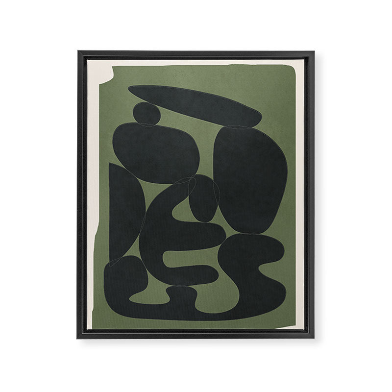 Modern Abstract Art 27 Framed Canvas Print Gallery Image 6