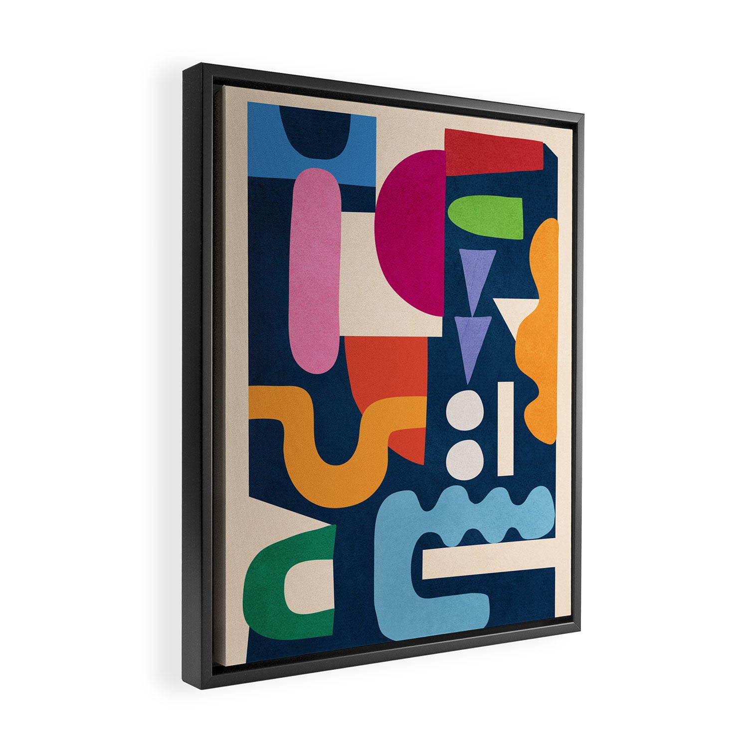 Modern Abstract Art 41 Framed Canvas Print Gallery Image 2
