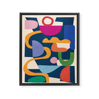 Modern Abstract Art 42 Framed Canvas Print Gallery Image 6