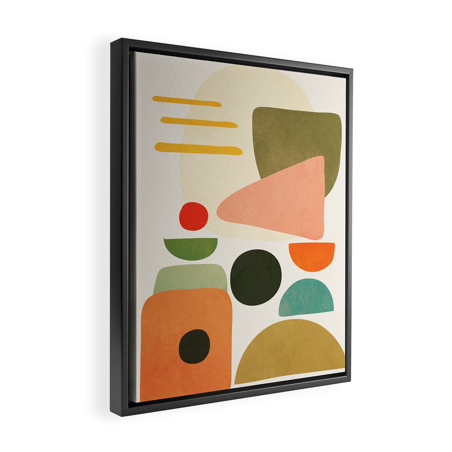 Modern Abstract Art 71 Framed Canvas Print Gallery Image 2