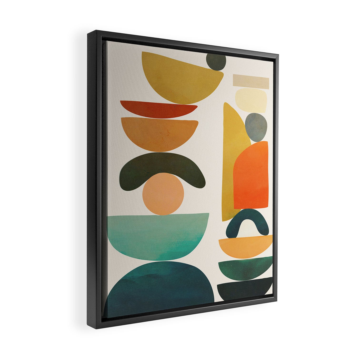 Modern Abstract Art 72 Framed Canvas Print Gallery Image 2