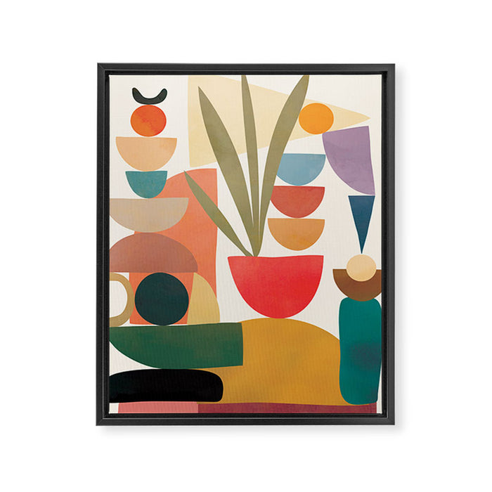 Modern Abstract Art 74 Framed Canvas Print Gallery Image 1