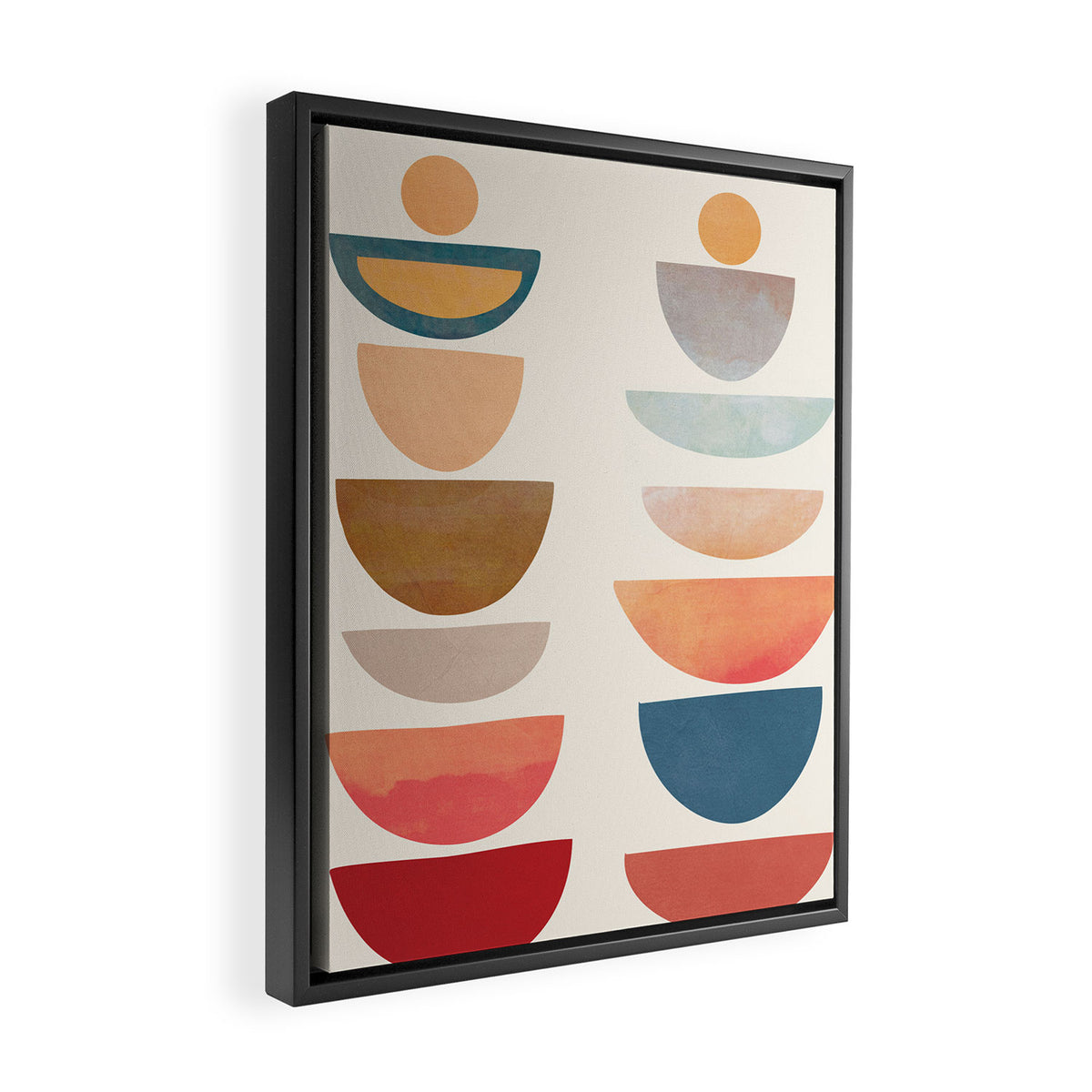 Modern Abstract Art 75 Framed Canvas Print Gallery Image 2