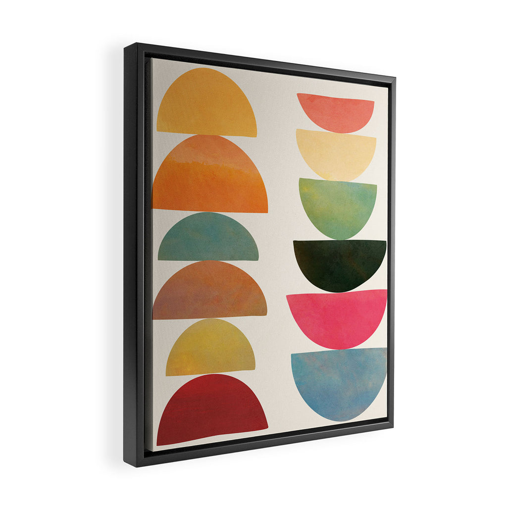 Modern Abstract Art 76 Framed Canvas Print Gallery Image 2