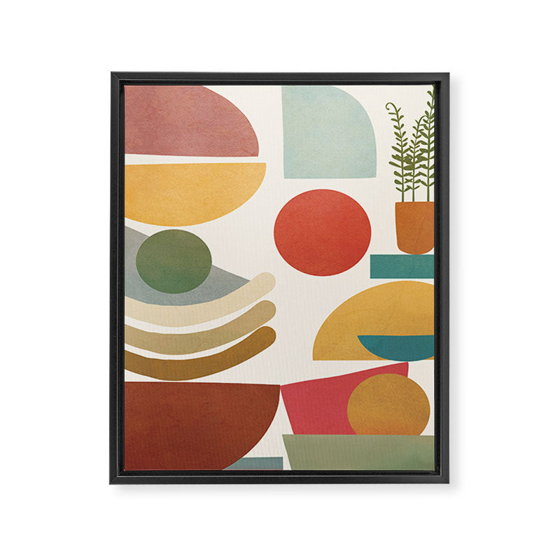 Modern Abstract Art 77 Framed Canvas Print Gallery Image 8