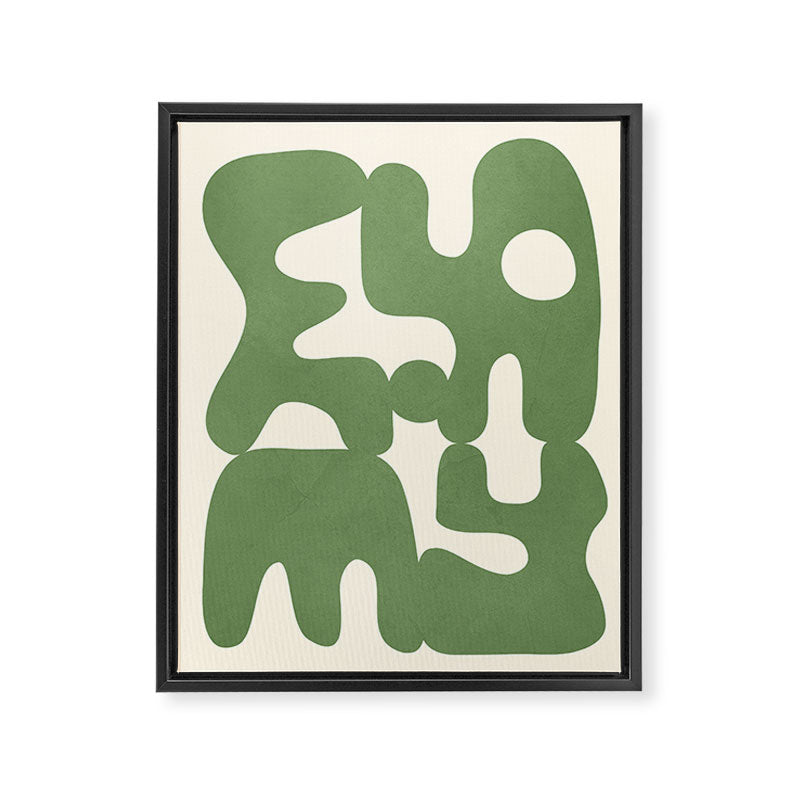 Modern Abstract Art 91 Framed Canvas Print Gallery Image 6
