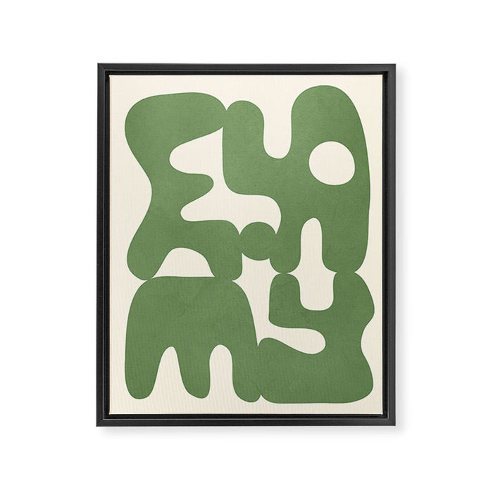 Modern Abstract Art 91 Framed Canvas Print Gallery Image 1