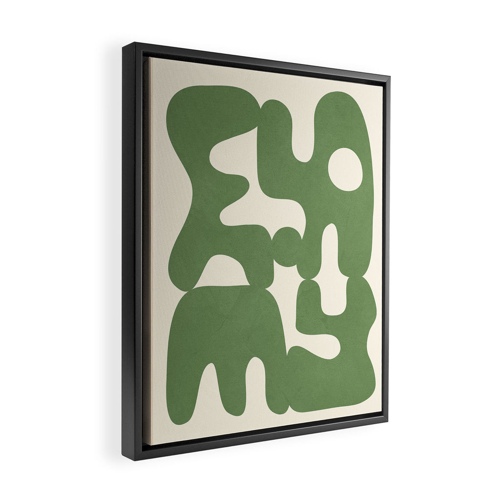 Modern Abstract Art 91 Framed Canvas Print Gallery Image 2