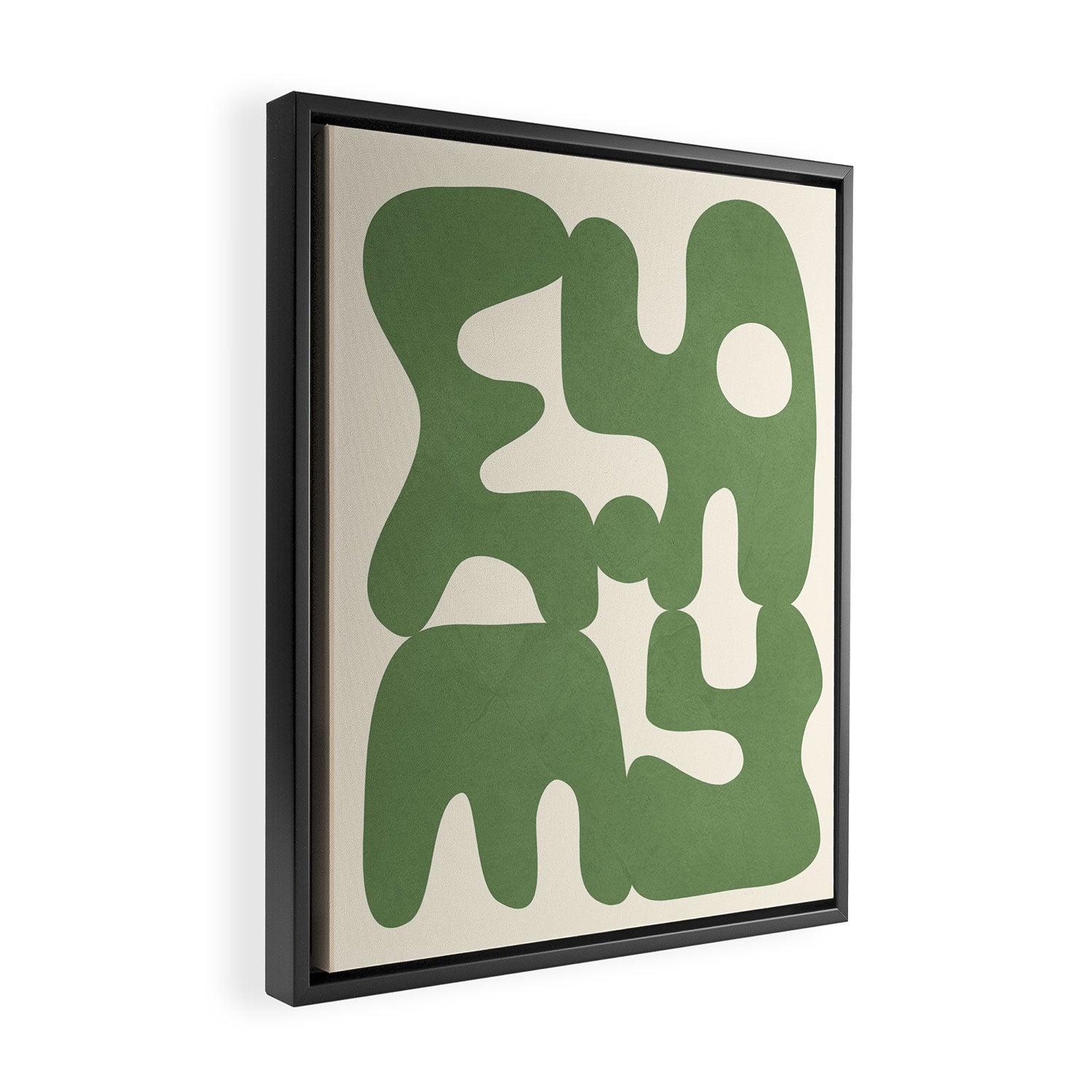 Modern Abstract Art 91 Framed Canvas Print Gallery Image 2