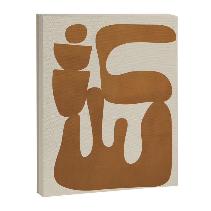 Modern Abstract Minimal Shapes 34 Canvas Print Gallery Image 1