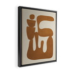 Modern Abstract Minimal Shapes 34 Framed Canvas Print Gallery Image 2