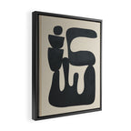 Modern Abstract Minimal Shapes 37 Framed Canvas Print Gallery Image 2