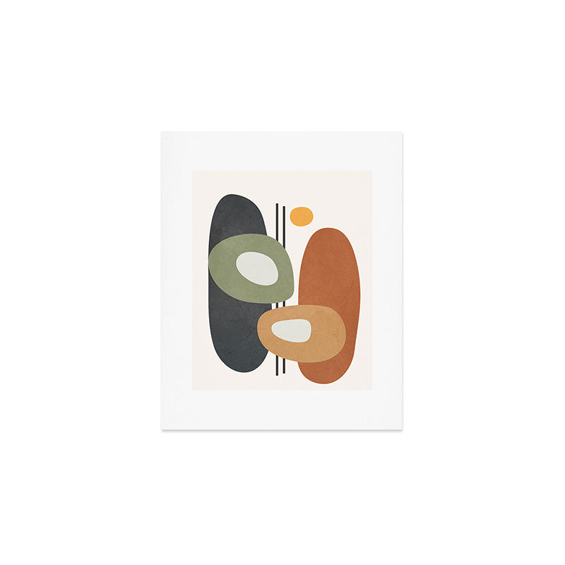 Modern Abstract Shapes 13 Art Print Gallery Image 1