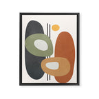 Modern Abstract Shapes 13 Framed Canvas Print Gallery Image 6
