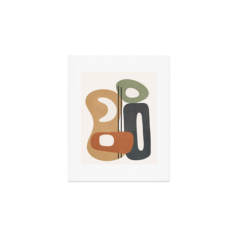Modern Abstract Shapes 14 Art Print Gallery Image 1