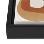 Modern Abstract Shapes 14 Framed Canvas Print Gallery Image 3