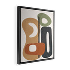 Modern Abstract Shapes 14 Framed Canvas Print Gallery Image 2
