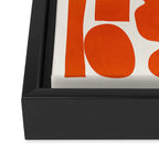 Modern Abstract Shapes 22 Framed Canvas Print Gallery Image 3