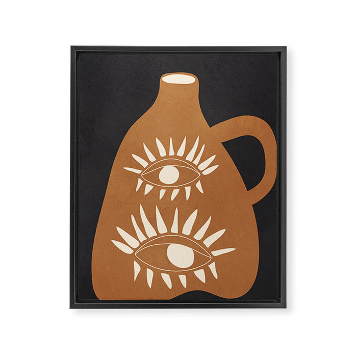 Modern Abstract Vase 1 Framed Canvas Print Gallery Image 1