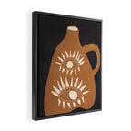 Modern Abstract Vase 1 Framed Canvas Print Gallery Image 2