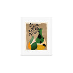 Modern Abstract Vases with Plant 1 Art Print Gallery Image 1