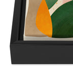 Modern Abstract Vases with Plant 1 Framed Canvas Print Gallery Image 3