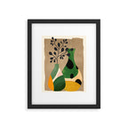 Modern Abstract Vases with Plant 1 Framed Art Print Gallery Image 5
