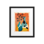 Modern Abstract Vases with Plant 2 Framed Art Print Gallery Image 5