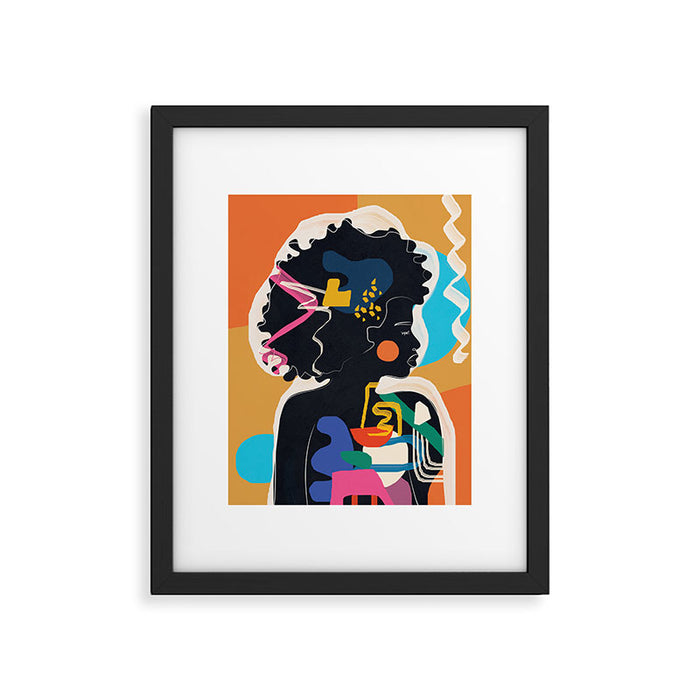 Modern Abstract Woman 08 Framed Art Print Gallery Image 1