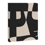 Modern Black And White Abstract Art 1 Canvas Print Gallery Image 6