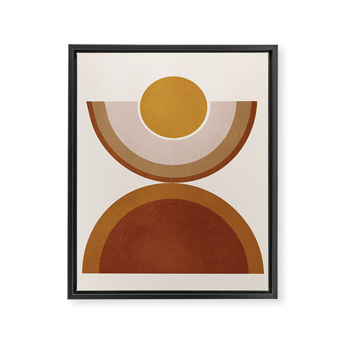 Modern Geometry Framed Canvas Print Gallery Image 1