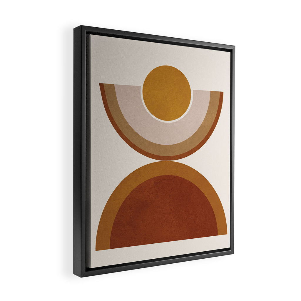 Modern Geometry Framed Canvas Print Gallery Image 2