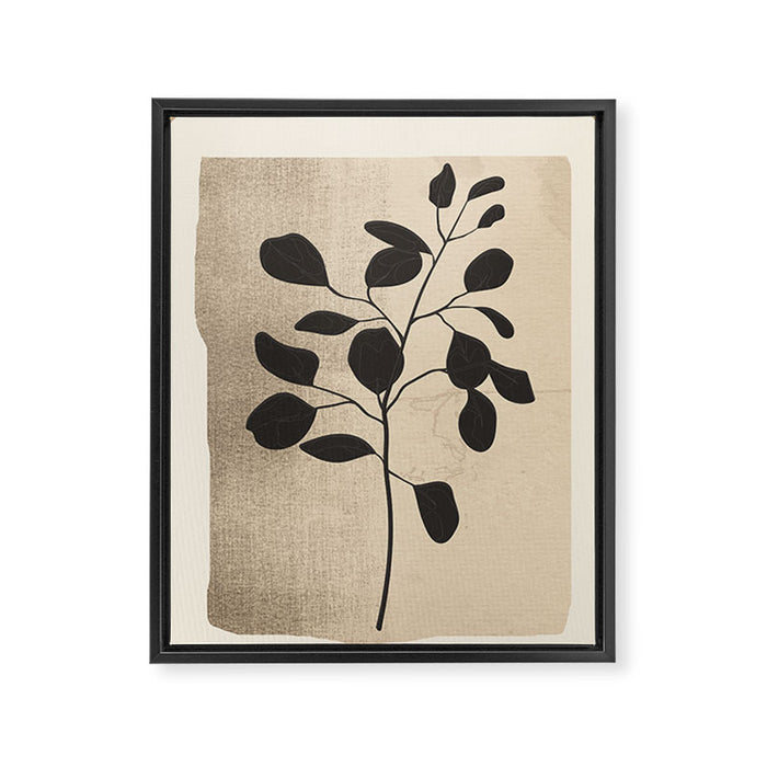 Modern Minimal Branch 1 Framed Canvas Print Gallery Image 1