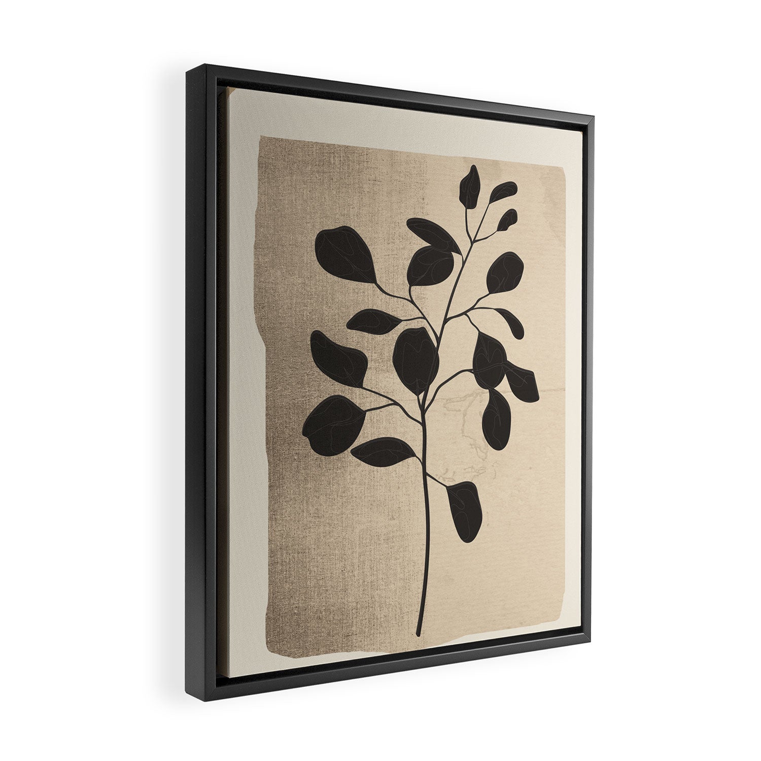 Modern Minimal Branch 1 Framed Canvas Print Gallery Image 2