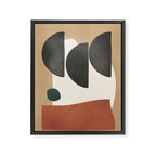 Modern Shapes Design 10 Framed Canvas Print Gallery Image 8