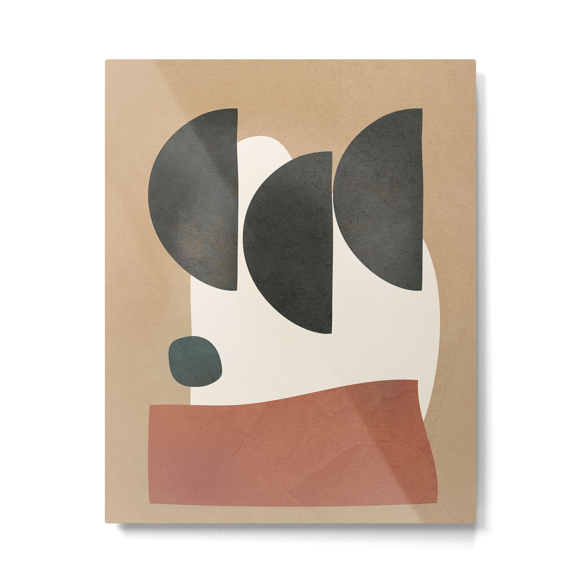 Modern Shapes Design 10 Metal Print Gallery Image 6