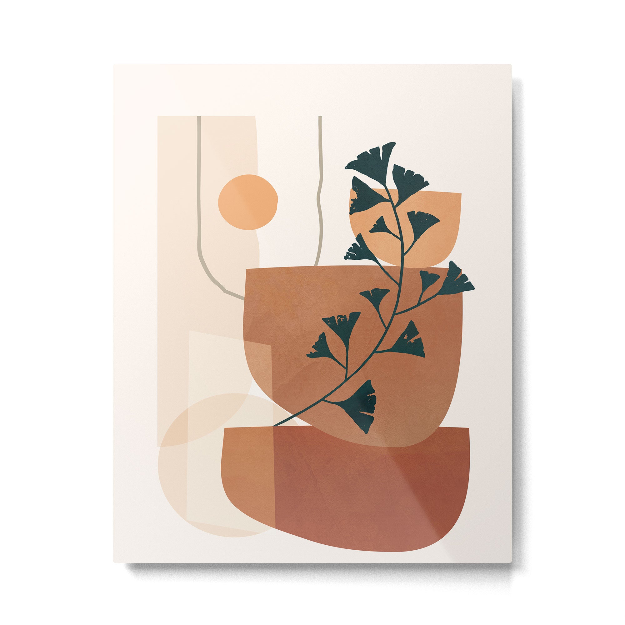 Modern Shapes Design 12 Metal Print Gallery Image 4