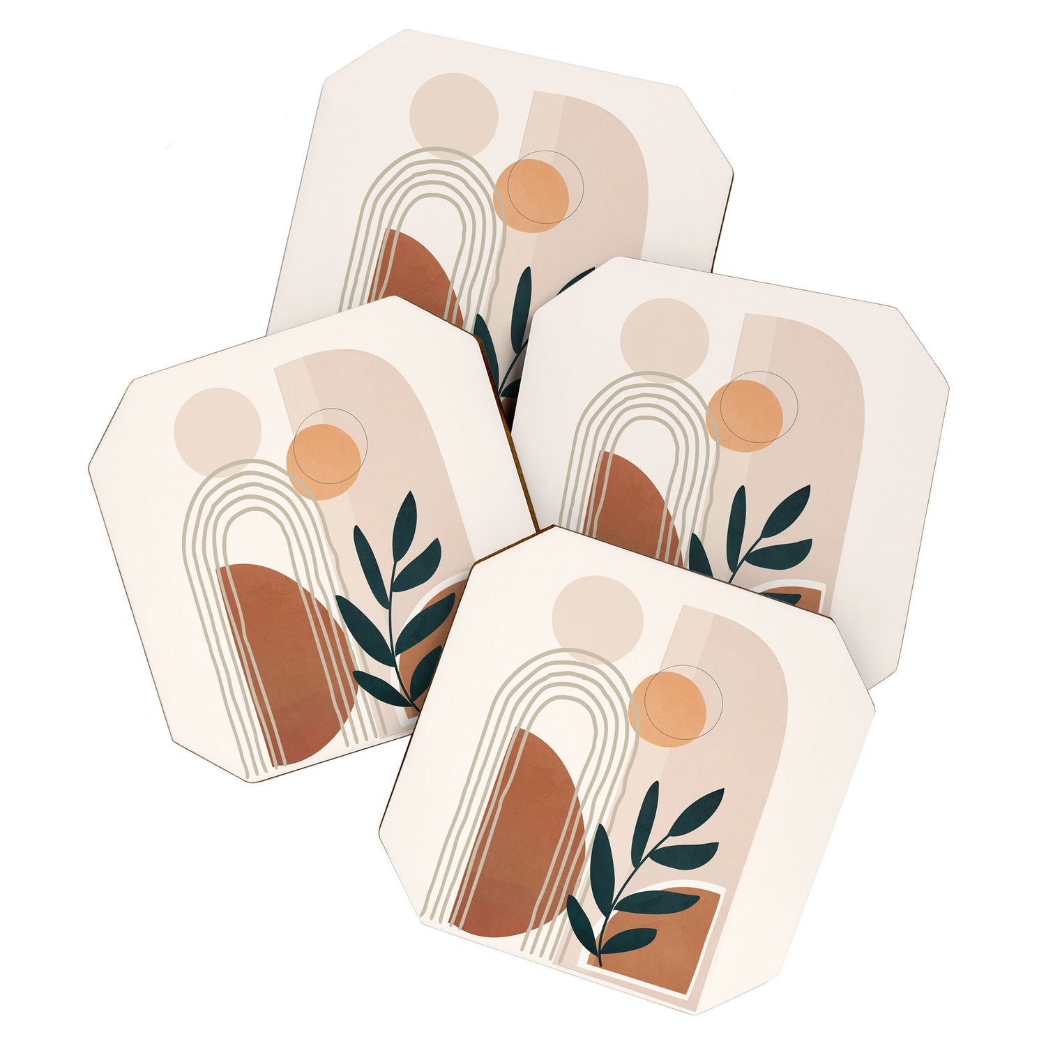Modern Shapes Design 14 Coaster Gallery Image 1