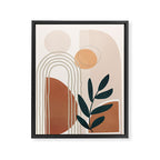 Modern Shapes Design 14 Framed Canvas Print Gallery Image 6