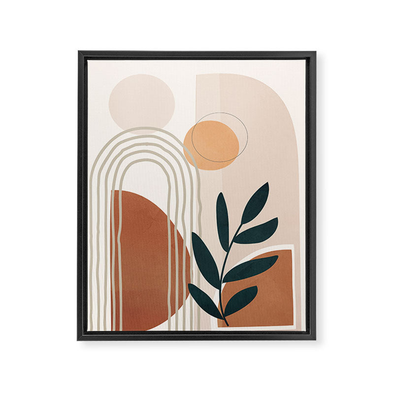 Modern Shapes Design 14 Framed Canvas Print Gallery Image 6