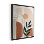 Modern Shapes Design 14 Framed Canvas Print Gallery Image 2