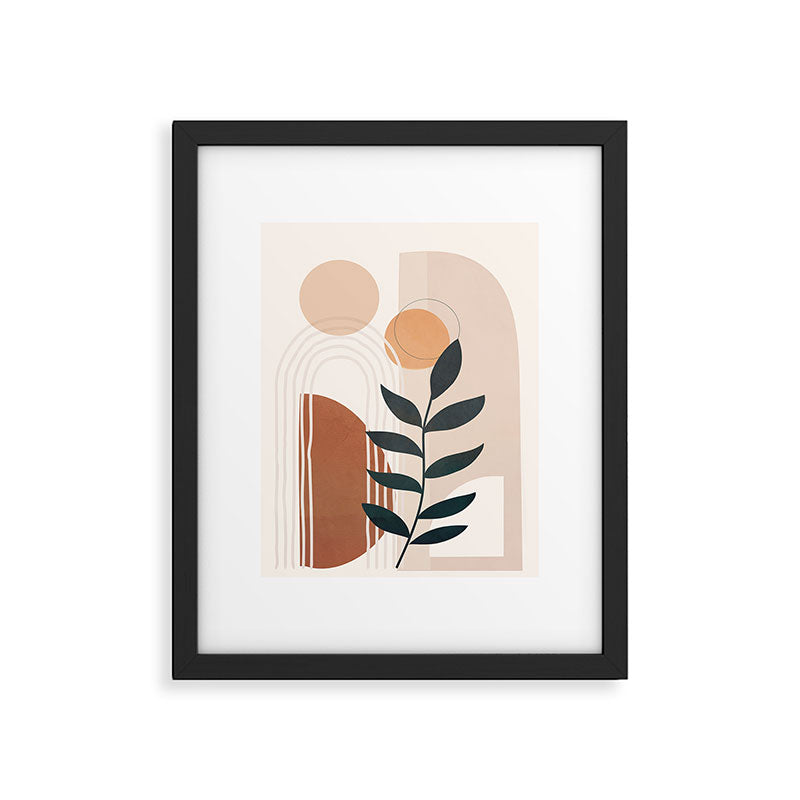 Modern Shapes Design 18 Framed Art Print Gallery Image 5