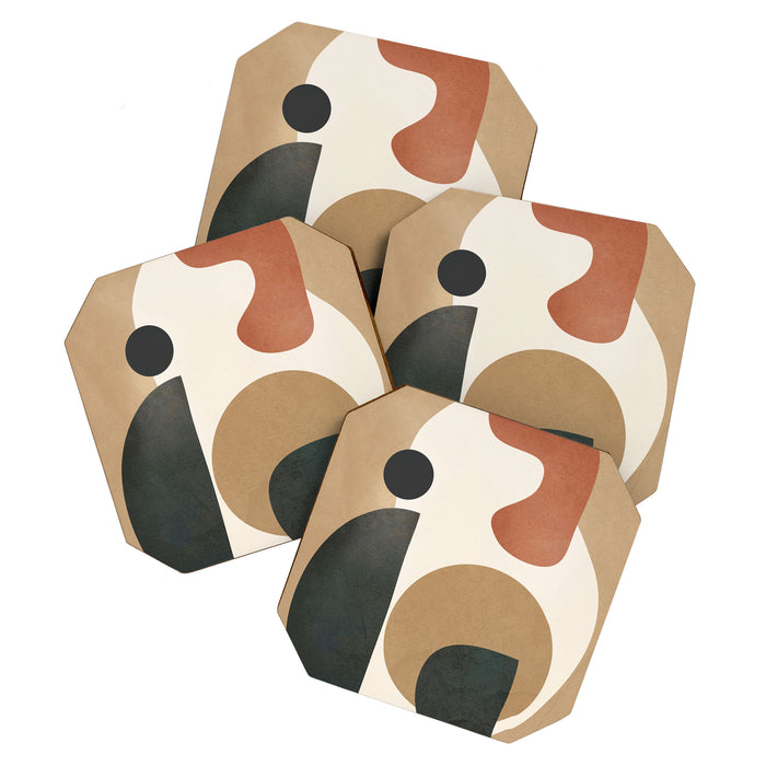 Modern Shapes Design 9 Coaster Gallery Image 1